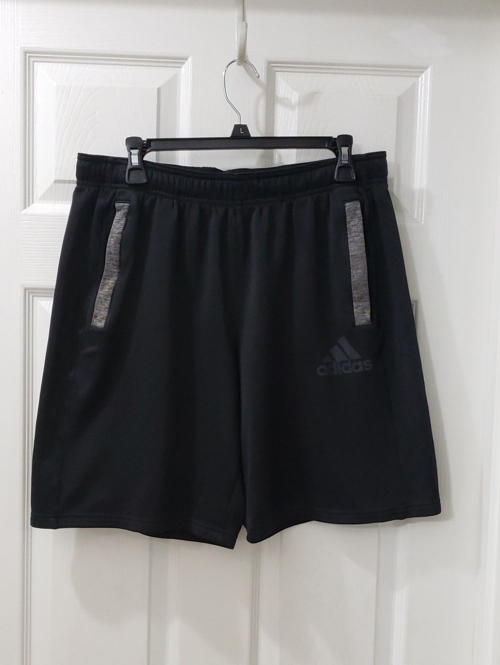 Adidas Men's Team Issue Fleece Climawarm Shorts In Black. Size: Large
